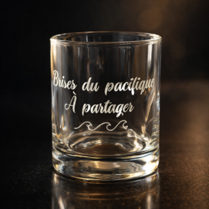 Engraved whisky glasses